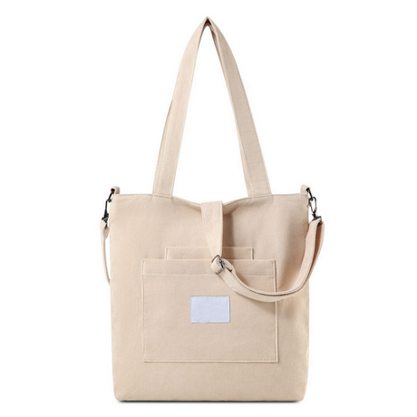 Fashion Travel Daily Girls Handbag Custom Canvas Sling Shoulder Bag Women Corduroy Tote Bag