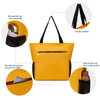 Wholesale High Quality Waterproof Polyester Ladies Handbag Foldable Shoulder Tote Bag For Shopping Beach Sport Travel