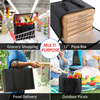 Insulated Reusable Grocery Bags Doordash Bag Cooler Food Delivery Bag Large Pizza Delivery Tote Box