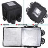 Big Food Delivery Bag Pizza Warmer Carrying Case Insulated Bags for Delivery with Cup Holders