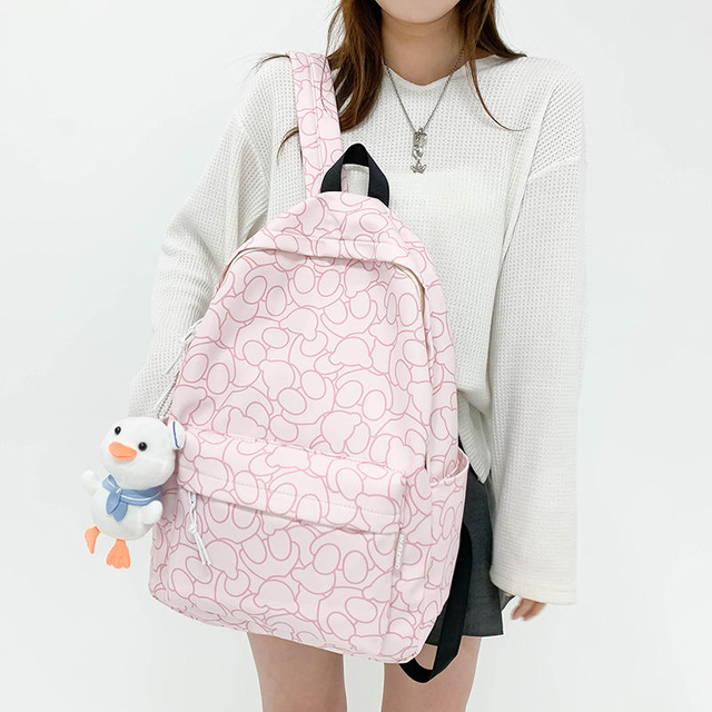 Large Capacity Custom Backpack Junior High School Students Outdoor School Backpack Casual Girls Bag