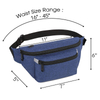Custom Waterproof Crossbody Outdoor Fanny Pack Waist Bag Multi Functional Fashion Travel Shoulder Waist Bag
