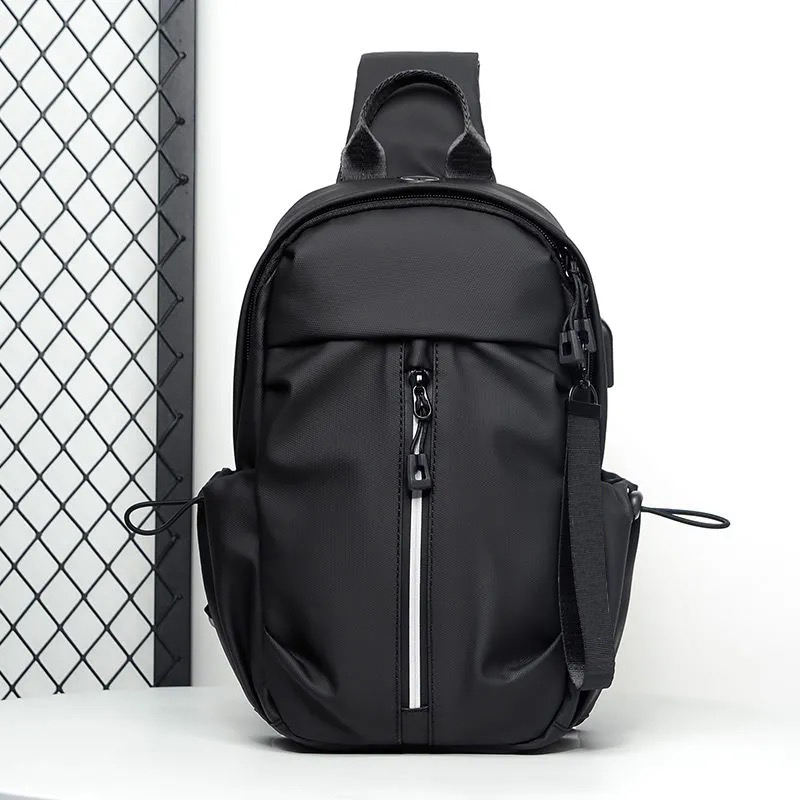 custom fashion small crossbody bag men waterproof lightweight sling backpack sling shoulder laptop bag for men and women