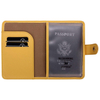 Anti Theft PU Leather RFID Card Holder Airplane Passport Wallet