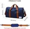 Waterproof Custom Men's Golf Gym Sport Bags Duffel Luggage Garment Overnight Weekender Duffle Bag with Shoes Compartment