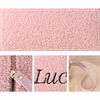 Wholesale Fluffy Fashion Beauty Make Up Bag Women Embroidery Cosmetic Bag