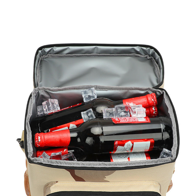 New wholesale lunch cooler bag Oxford cloth thick cooler bag insulated fashion aluminum foil with hand carry cooler bags