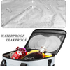 Outdoor waterproof large capacity portable collapsible thickened Pearl cotton insulated takeout picnic cooler bag