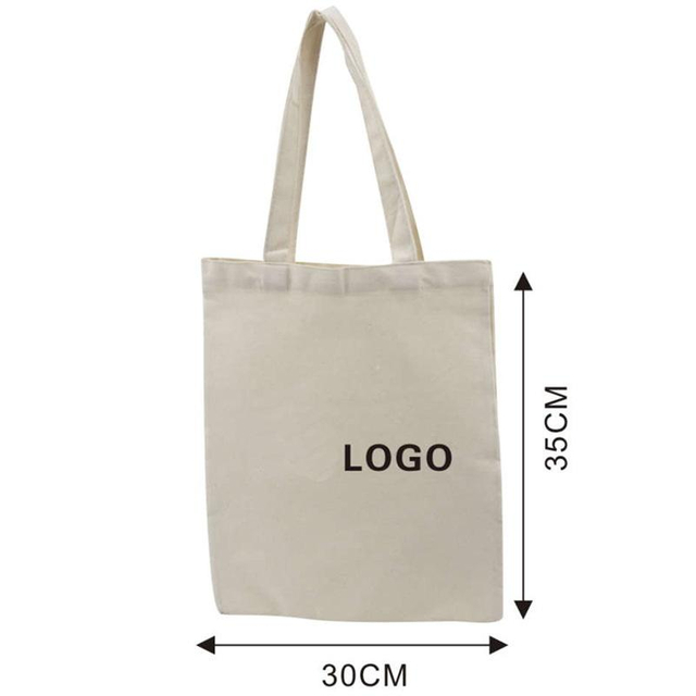 Canvas bag custom LOGO shopping rope bundle pocket cotton blank bag portable canvas bag environmental protection