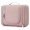 Luxury Quilted Nylon Cosmetic Makeup Travel Big High Quality Makeup Bag Waterproof Hanging Travel Toiletry Bag