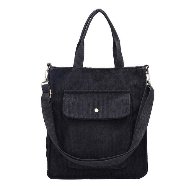 Customized Women's Shoulder Bags for Women Designer Handbags Open Oversize Clutch Purse Corduroy Tote Bag