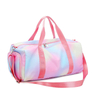 Portable Traveling Pink Women Large Overnight Sports Luggage Storage Sport Gym Bag Duffel Bags With Shoes Compartment