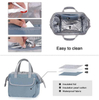 Portable RPET Women Tote Cooler Lunch Bag Thermal Insulated Bags Cool Tote Carry Bag for Food Drinks