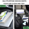 Waterproof New Arrival Car Front Seat Organizer Accessories Folding Laptop Cup Holder Leather Car Seat Organizer