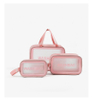 Waterproof Cosmetic Bag Clear Zipper Makeup Bag Travel Toiletries Organizer for Women Men