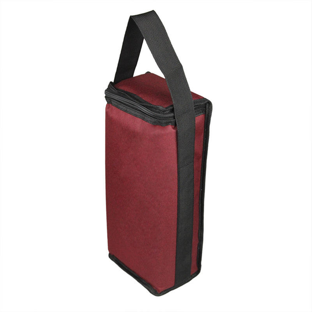Wholesale Insulated Wine Cooler Bag Thermal Wine Tote Bag Portable Drink Carrier for Gift