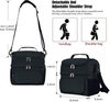 Double Layer Insulated Wholesale Waterproof Portable Soft Cooler Compartment Lunch Tote Bag for Men Anti Shake Reusable