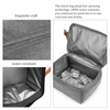 Double Deck Large Capacity Lunch Bags Women Insulated Lunch Box Cooler Tote Bag Organizer For Outdoor Work