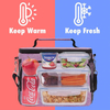 Eco Friendly RPET Recycled Material Mealprep Food Container Cooler Lunch Bag Insulated Thermal Food Bag