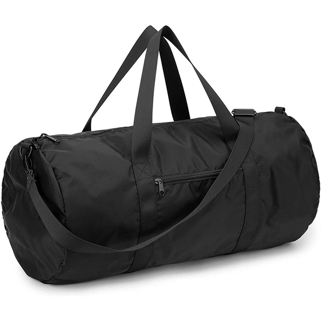 Promotion Lightweight Waterproof Polyester Foldable Large Capacity Travel Duffle Bag With Inner Pocket For Women Mens Sports