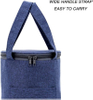 Portable large round travel insulated lunch thermal bento container adult kids insulated lunch box bag
