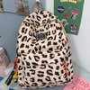 Wholesale Custom New Fashion Leopard Women Casual Backpack
