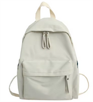 2026 New Minimalist Solid Color Backpack New Color Matching Backpack with Large Capacity and Multiple Pockets