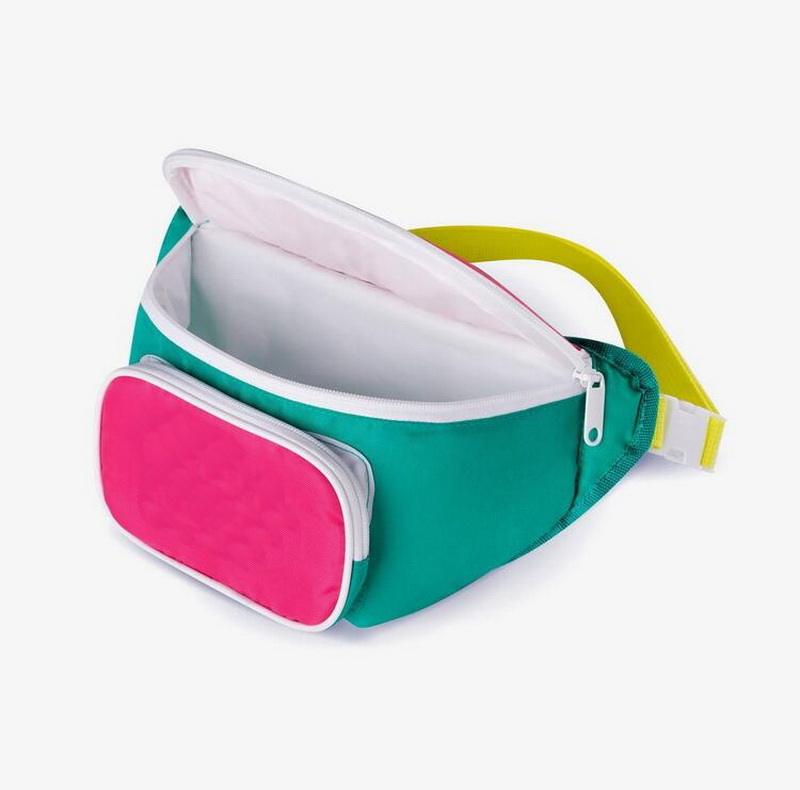 Waist Bags Portable running ice cooler fan belt bum bag sport gym insulated funny pack waist bag