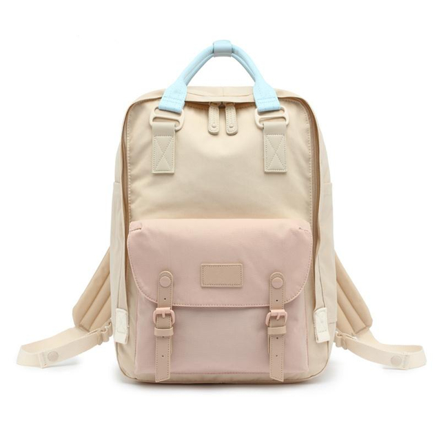 Factory wholesale waterproof female computer bag travel backpack boys and girls schoolbags