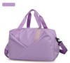 Large Capacity Fashion Sports Bag Dry And Wet Separate Hand Bill of Lading Shoulder Slant Bag Independent Shoe Bin Bag