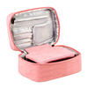 Large Toiletry Make Up Bag for Women And Girls Cosmetic Case Organizer with Brush Holder Pouch And Portable Storage Bag
