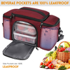 Large Lunch Tote Bag Reusable Insulated Lunch Bag for Men And Women, 15L Lunch Box with Shoulder Strap for Work