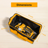 Portable Heavy Duty High Density Oxford Electrical Tool Kit Organizer Bag For Workshop Garage