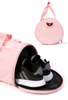 Female Athletic Dance Beach Bags with Shoes Compartment Small Daily Sports Duffle Bag for Girls Women Travel