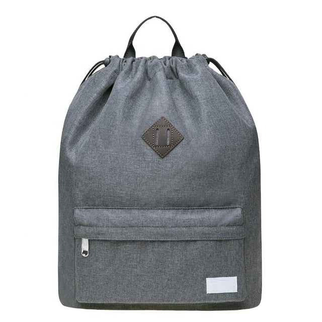 Leisure Portable Custom Drawstring Backpack Multi-functional Men Boys School Book Bags Sport Drawstring Backpack