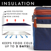 12-Can Insulated Soft Cooler with Removable Liner Reusable Food Beverage Picnics Beach Cooler Bag