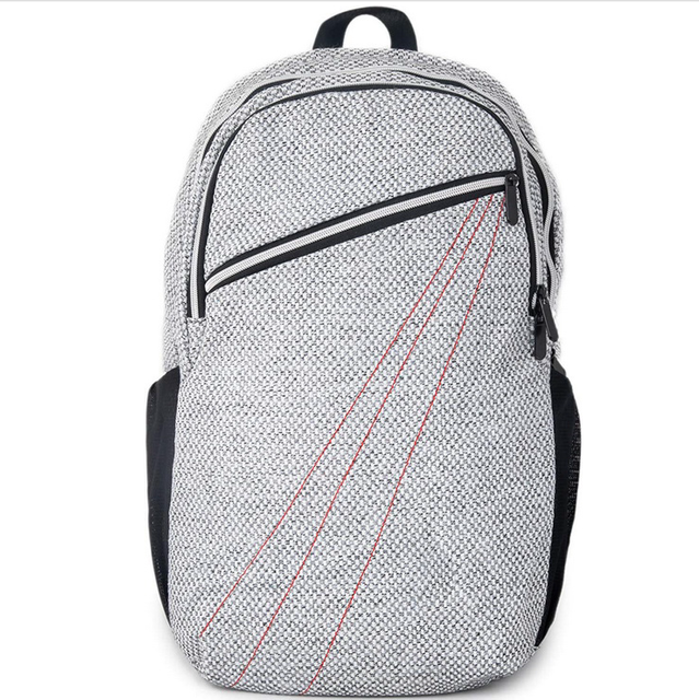 High Quality China Manufacturer Eco Friendly 100% Cotton Hemp Soft Smell Proof Leisure School Travel Laptop Backpacks