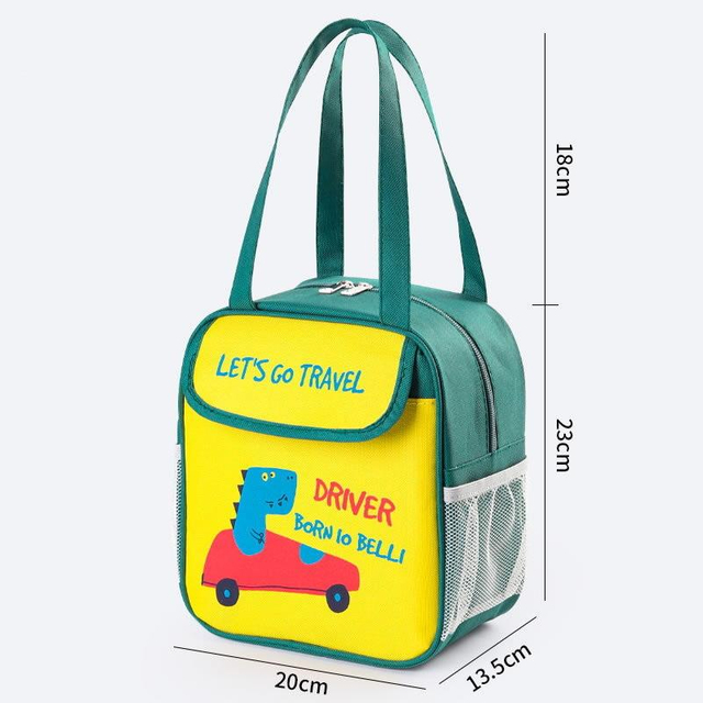 Amazon's Hot Sales Cute Cartoon Patterns Portable Waterproof Insulated Student Lunch Cooler Bag