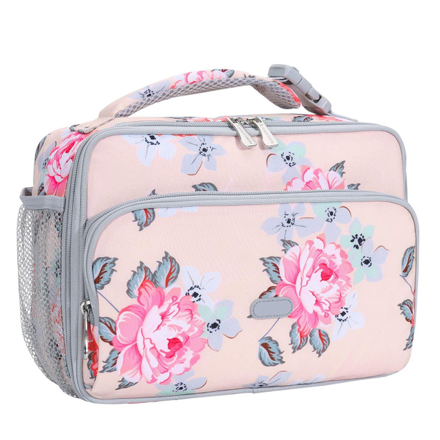 Amzon's Hot Sales Print Custom Work Students Thermal Lunch Cooler Bag for Girls And Boy Durable Insulated Bag