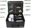 Car Golf Trunk Storage Bag Waterproof Travel Car Golf Locker Storage Of Golf Accessories Adjustable Compartment