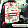 Car Chair Back Storage Bags Children\'s Cartoon Car Seat Back Hanging Bags Car Back Seat Organizer Bag
