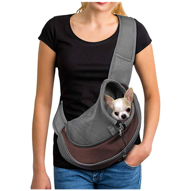 2022 New hot sales Wholesale Fashion Soft Chest one shoulder cross cat dog outdoor travel pet bag factory