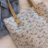 Custom Logo Women Small Canvas Tote Bag Handbag Reusable Casual Shoulder Bag