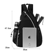 Professional Table Tennis Racket 2 Racquet Tennis Badminton Racket Bag Sport Backpack for Gym Travel