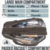 Amazon's Portable Tennis Racquet Bag Multi-function Oxford Cloth Large Capacity Double Layer Outdoor Sports Bag