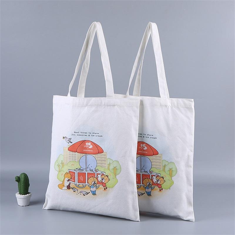 Wholesale Custom Top Quality Canvas Tote Bags with Custom Printed Logo for Women High Quality Canvas Tote Shopping Bags