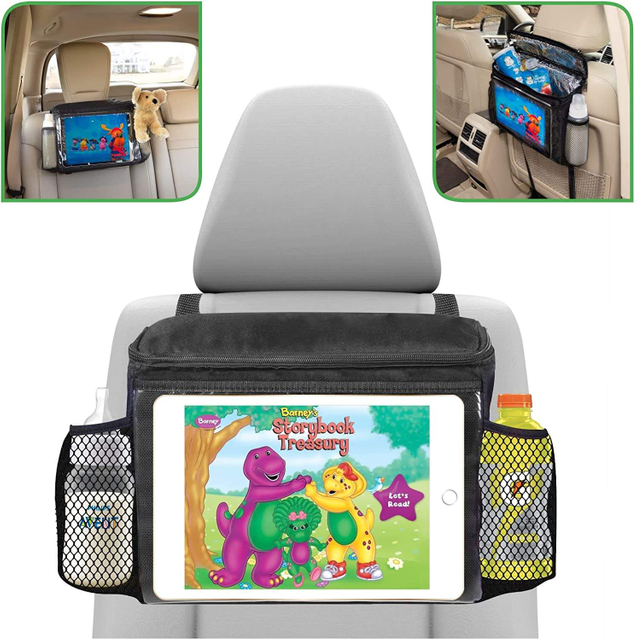 Car Back Seat Organizer Bag Backrest Storage Bag For IPAD Back Car Back Storage Bag