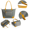 Fashion Leather Tote Bag for Women Large Lightweight Nylon Shoulder Handbags And Travel Work Women Bag