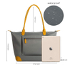 Fashion Leather Tote Bag for Women Large Lightweight Nylon Shoulder Handbags And Travel Work Women Bag