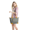 Fashion Leather Tote Bag for Women Large Lightweight Nylon Shoulder Handbags And Travel Work Women Bag